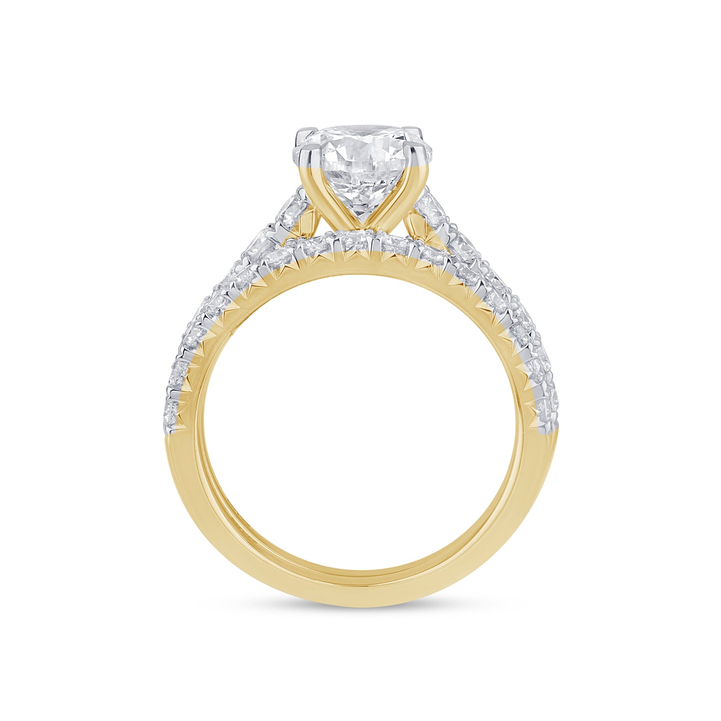 3.06 CTS T.W. BRIDAL RING