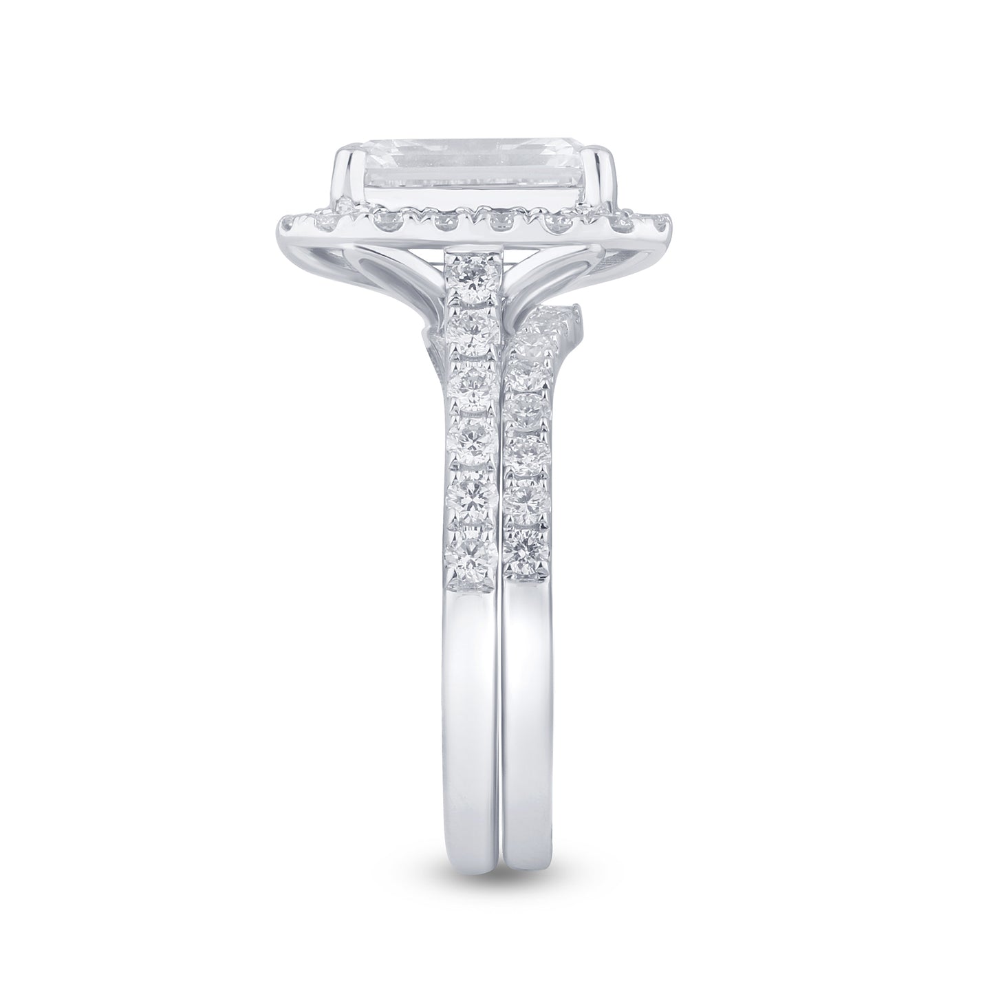 4.09 CTS T.W. BRIDAL RING