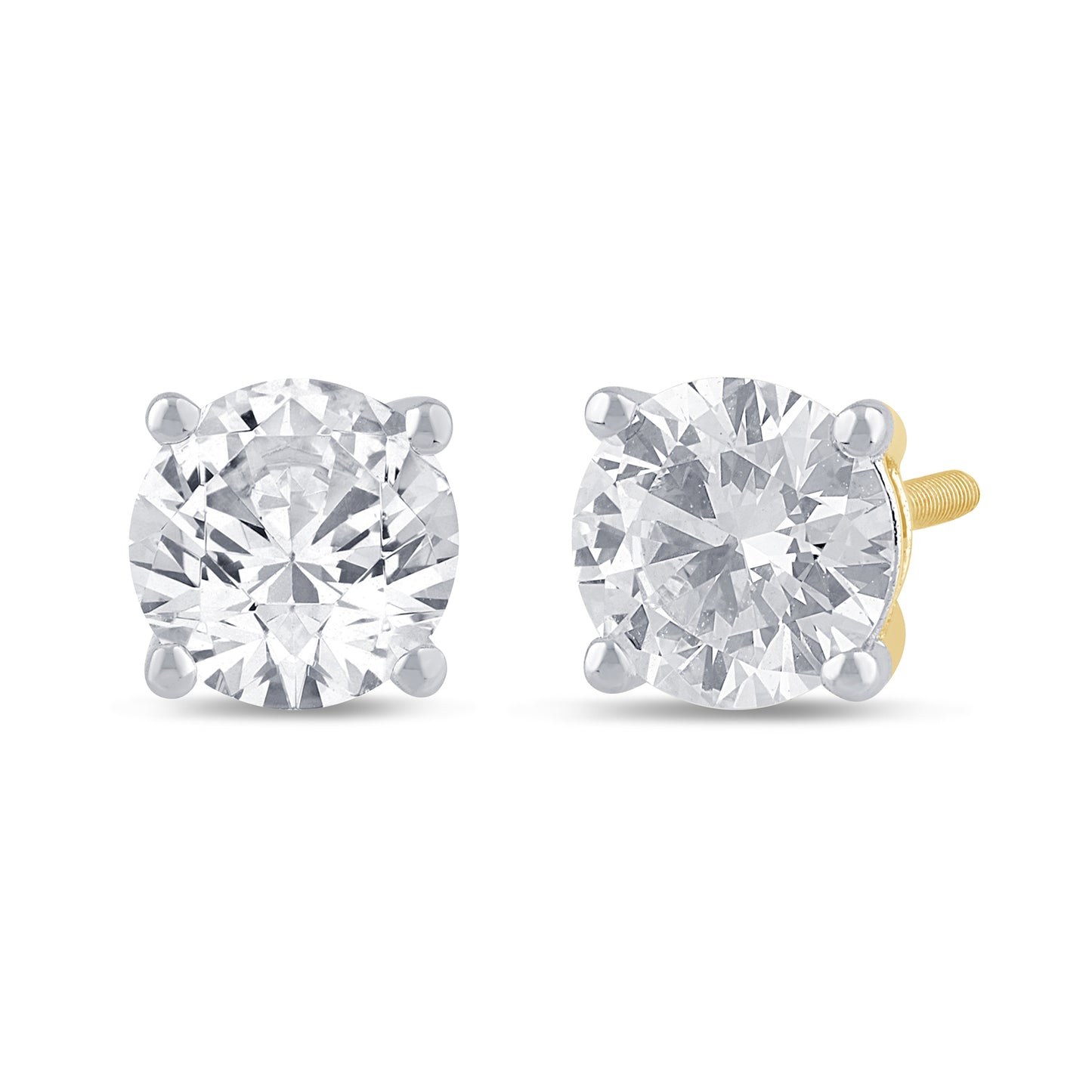 1.46 CTS T.W. STUDD EARRINGS
