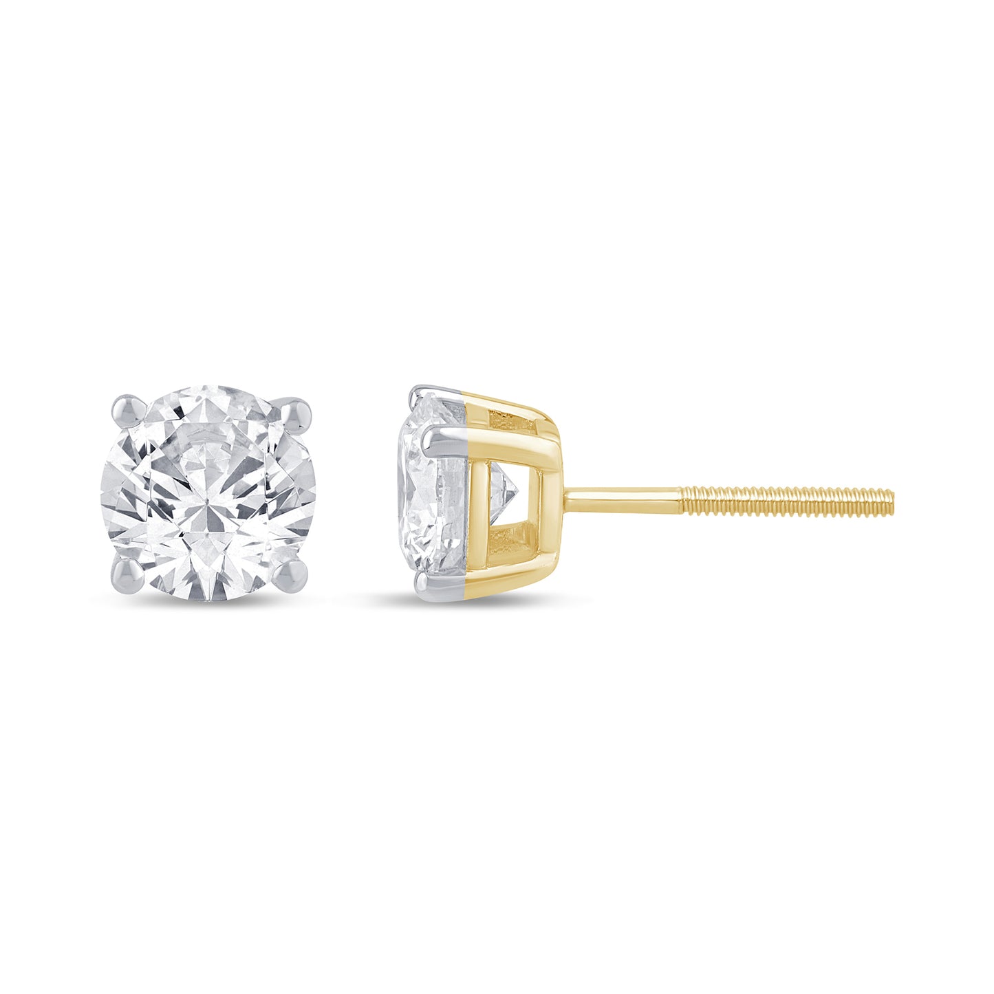 1.46 CTS T.W. STUDD EARRINGS