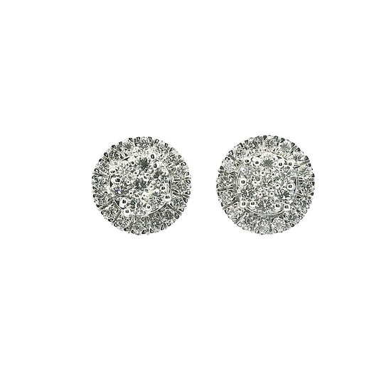 92.5 silver 2.03 CT Earrings