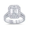 4.09 CTS T.W. BRIDAL RING