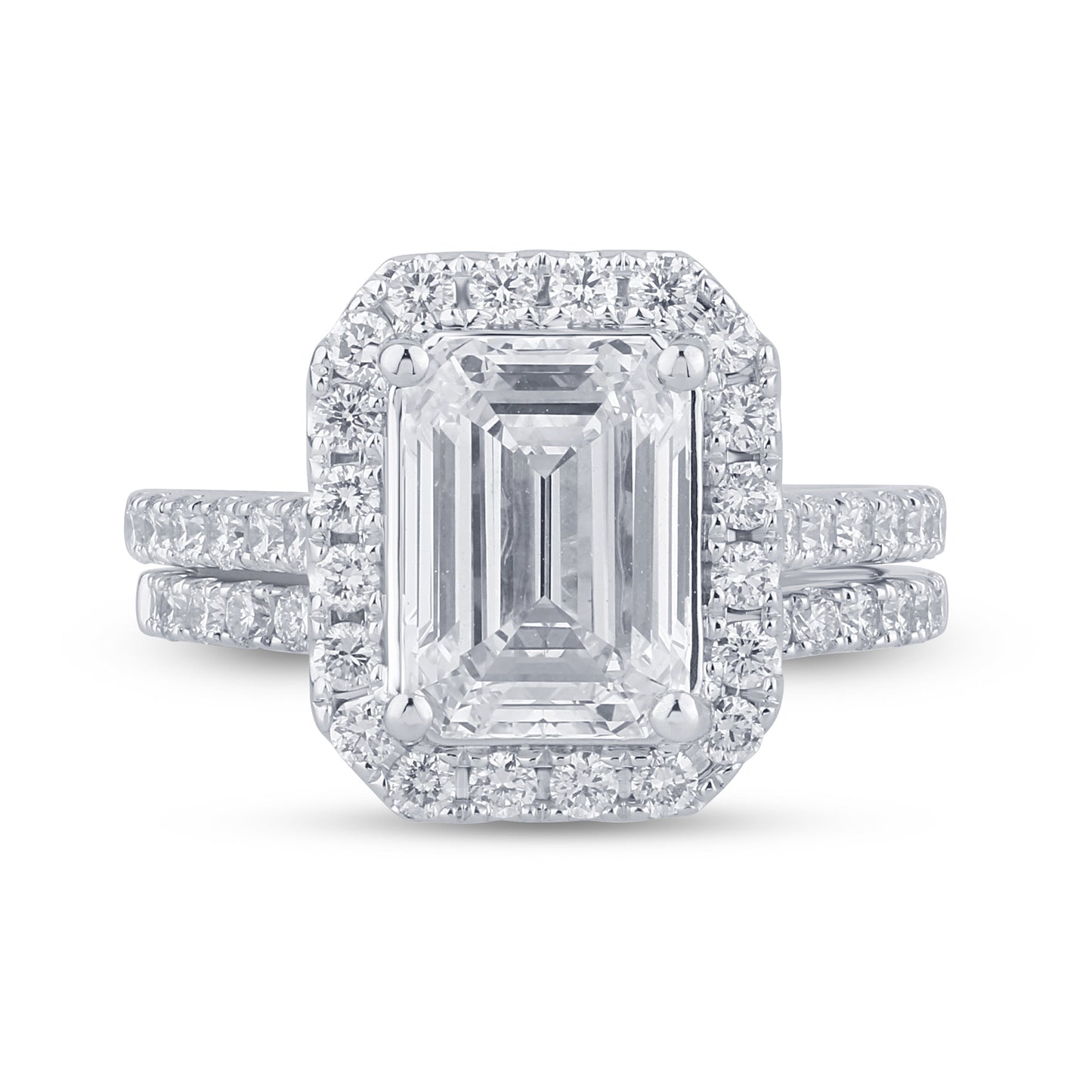 4.09 CTS T.W. BRIDAL RING