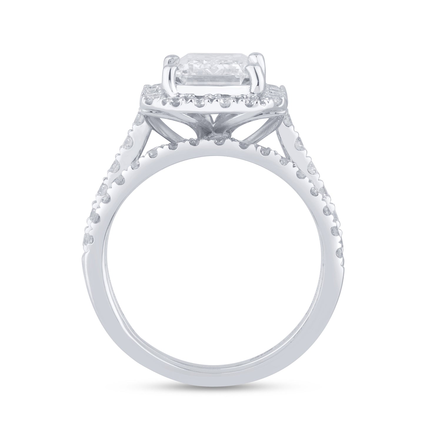 4.09 CTS T.W. BRIDAL RING