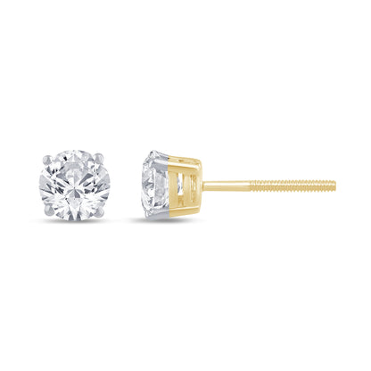 1.06 CTS T.W. STUDD EARRINGS