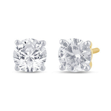 1.46 CTS T.W. STUDD EARRINGS