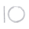 2.06 CTS T.W. HOOP EARRINGS