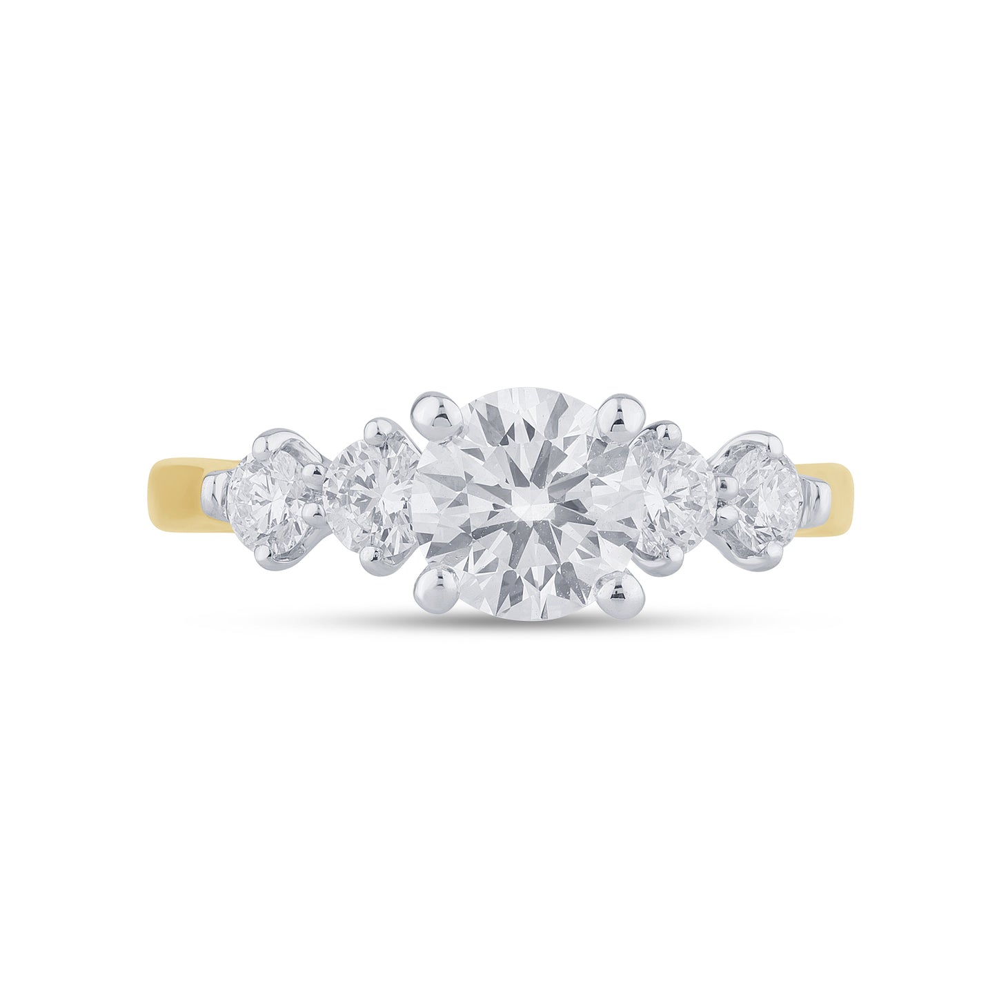 1.66 CTS T.W. WEDDING RING