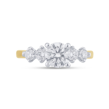 1.66 CTS T.W. WEDDING RING