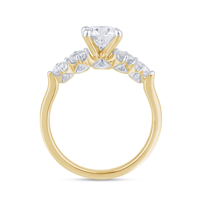 1.66 CTS T.W. WEDDING RING