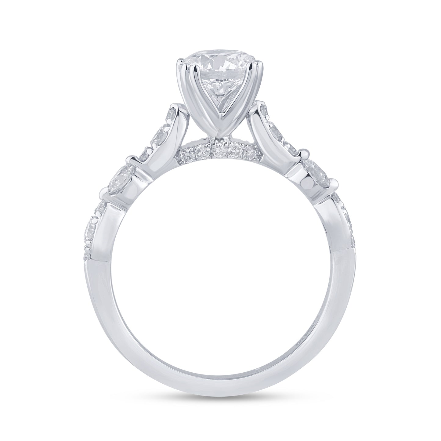 1.56 CTS T.W. WEDDING RING