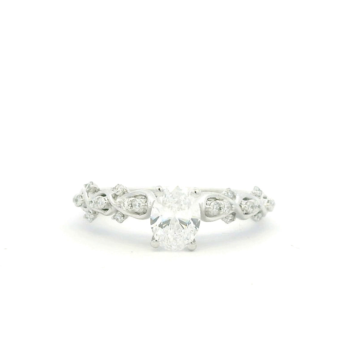 14 KT GOLD 1.08 CTS T.W. WEDDING RING