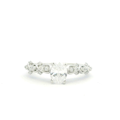 14 KT GOLD 1.08 CTS T.W. WEDDING RING