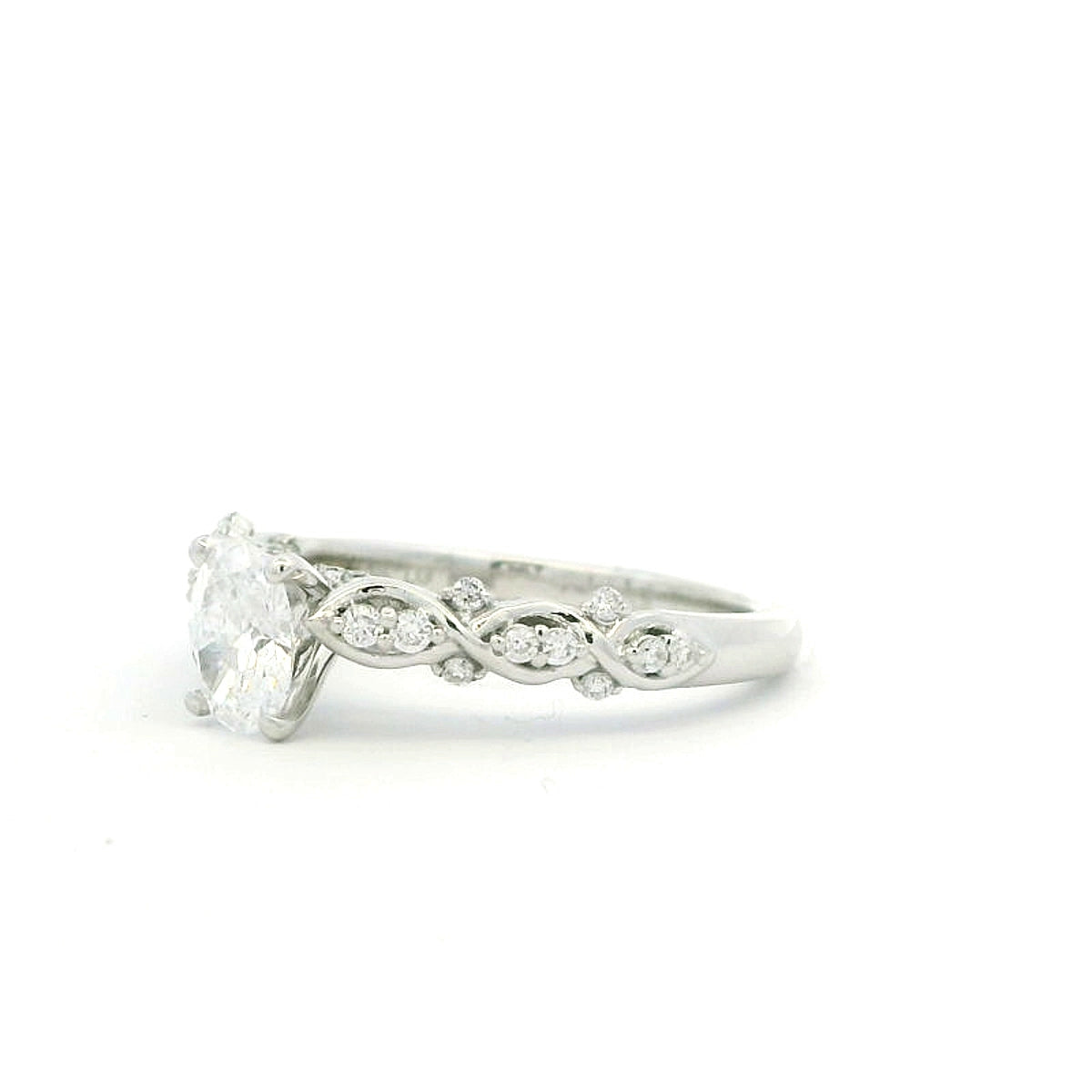 14 KT GOLD 1.08 CTS T.W. WEDDING RING