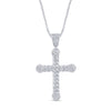 3.26 CTS T.W. CROSS PENDANT