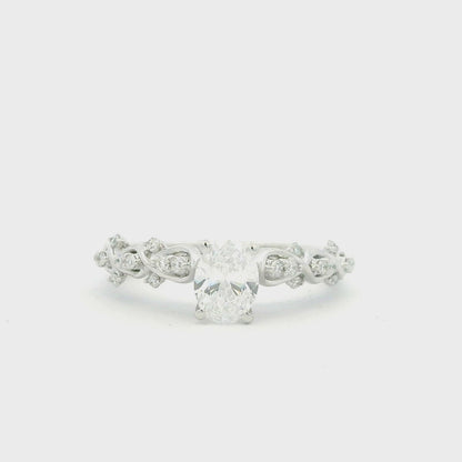 14 KT GOLD 1.08 CTS T.W. WEDDING RING