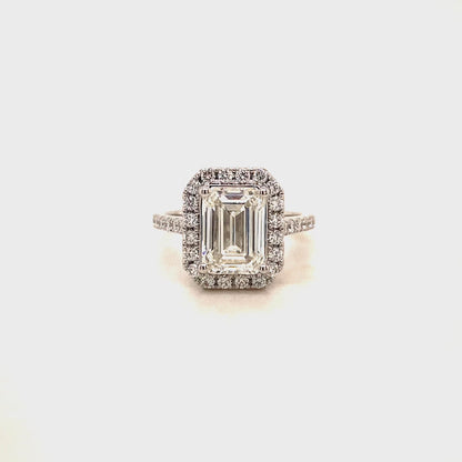 4.09 CTS T.W. BRIDAL RING