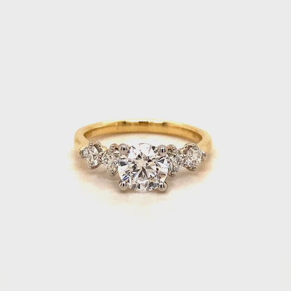 1.66 CTS T.W. WEDDING RING